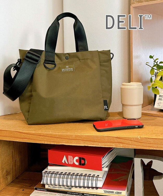 ROOTOTE 3557【ルートート】SC.デリ2way.リップストップ-A 03：ブラウン