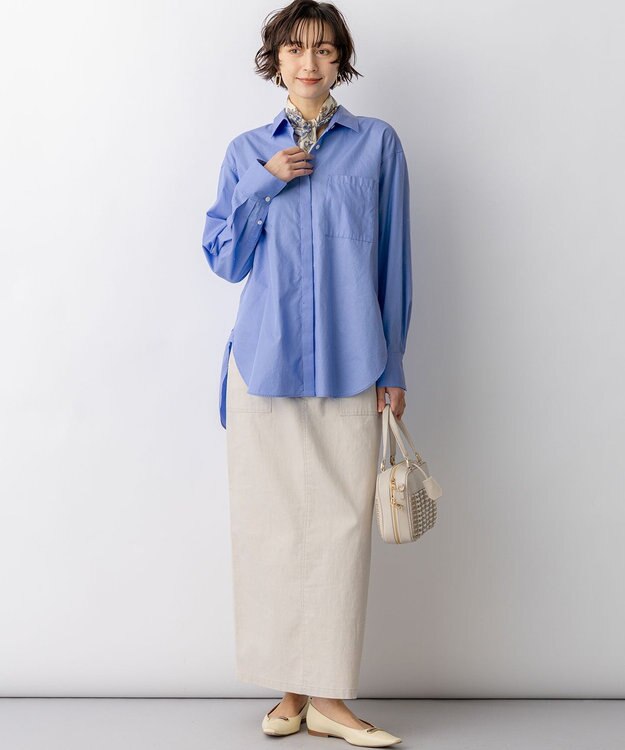 23区 【VERY・Oggi掲載】コンビカラー オーバル イヤリング ゴールド系