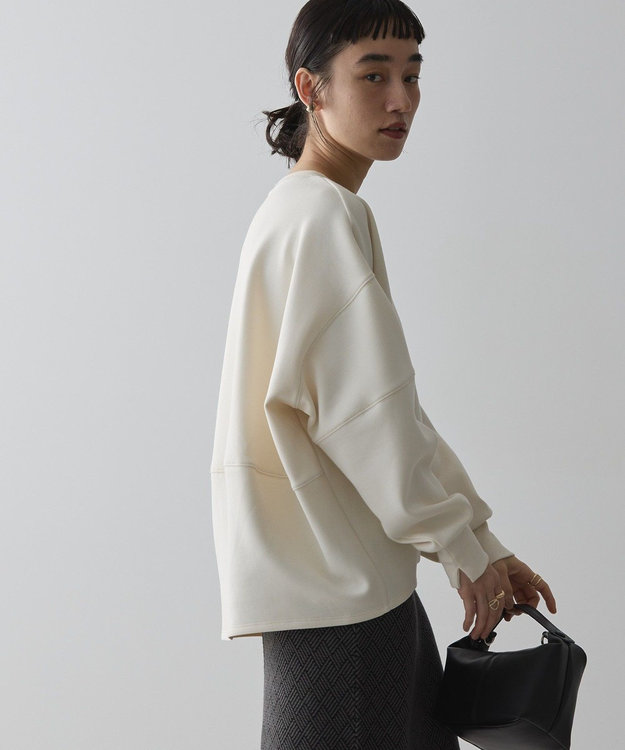 AMERICAN HOLIC 袖タックコクーンポンチプルオーバー Ivory