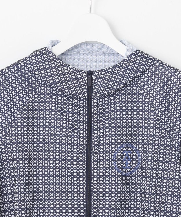 23区GOLF 【辻梨恵プロ着用】UV-A波をブロックする『サンベール』 モノグラムUVパーカー ネイビー系5