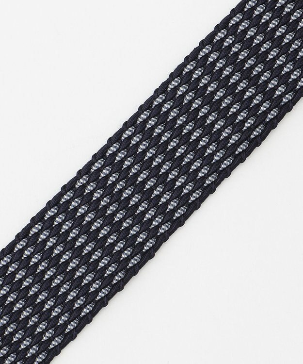 JOSEPH ABBOUD 【伸びる】薄くて軽い！ ライトミックスコード ベルト ダルブルー系