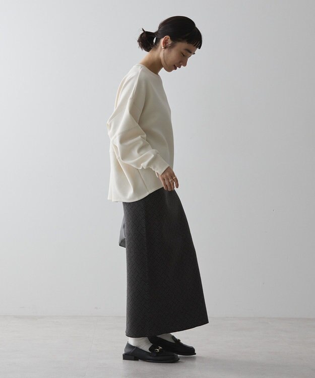 AMERICAN HOLIC 袖タックコクーンポンチプルオーバー Ivory