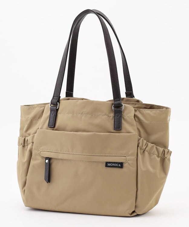 LA BAGAGERIE 【MONICA】ポーチ付き3WAYトートバッグ ベージュ