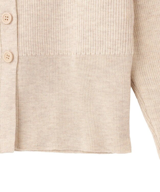 earth music&ecology 【2点SET】襟付きニットアンサンブル Gray Beige