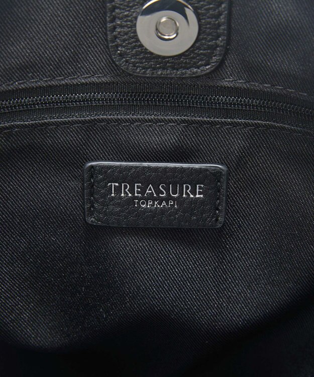 TOPKAPI 【TREASURE TOPKAPI】ソフトレザー タッセルアクセント 2WAY ショルダーバッグ ブラック