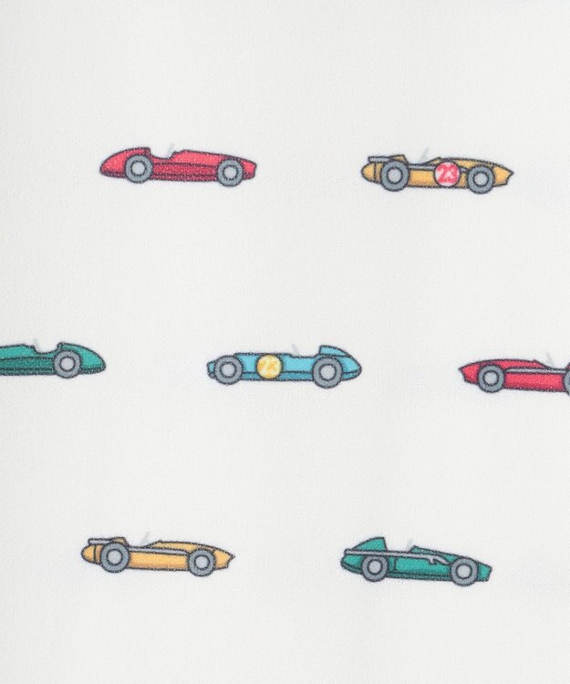 23区GOLF 【MEN】レーシングカープリント 半袖ポロシャツ ホワイト系5