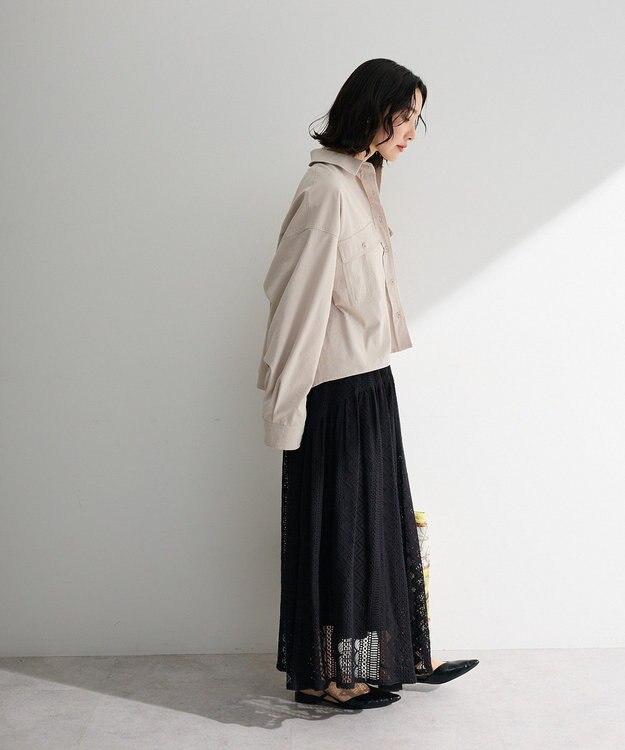 Green Parks ワークシャツジャケット Light Beige