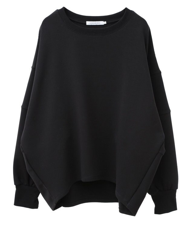 AMERICAN HOLIC 袖タックコクーンポンチプルオーバー Black