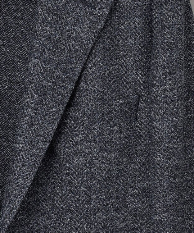 GOTAIRIKU 【宮田毛織】リネンジャージー カーディガンジャケット ネイビー系8