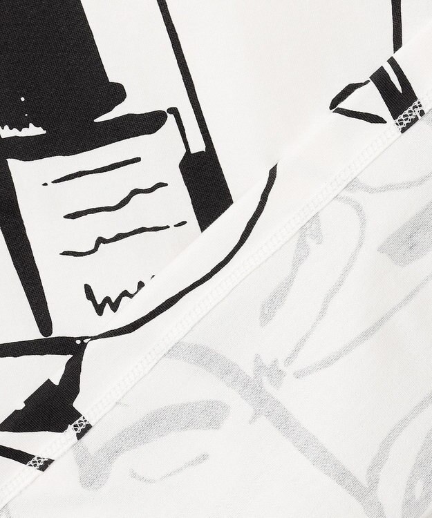 ICB L 【30th ANNIVERSARY】 MILANO プリントTシャツ オフホワイト系