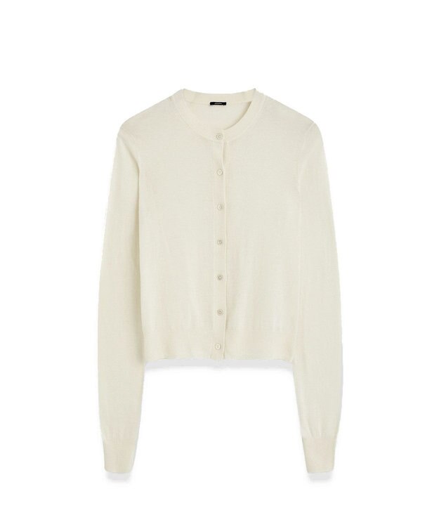 JOSEPH 【洗える】コットンカシミヤ　カーディガン Ivory