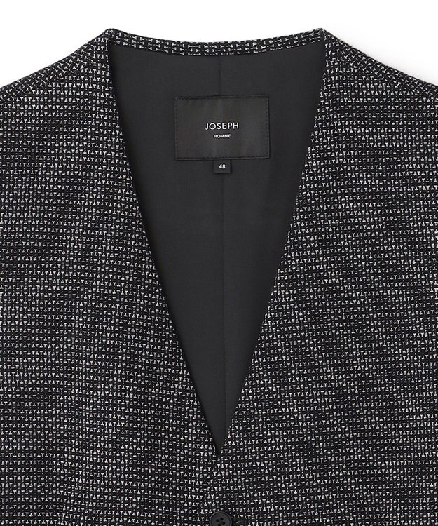 JOSEPH HOMME 【LEON 掲載】ドビージャージー　ジレ ライトグレー系