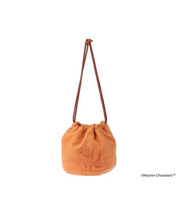 genten サステナブル巾着 手持ちタイプ「リトルミイ」 オレンジ