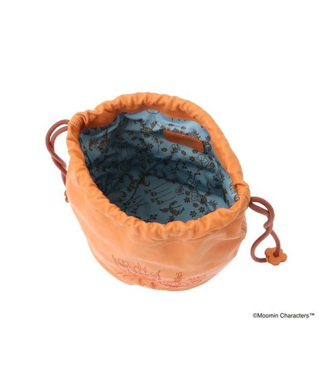 genten サステナブル巾着 手持ちタイプ「リトルミイ」 オレンジ