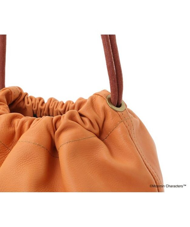 genten サステナブル巾着 手持ちタイプ「リトルミイ」 オレンジ