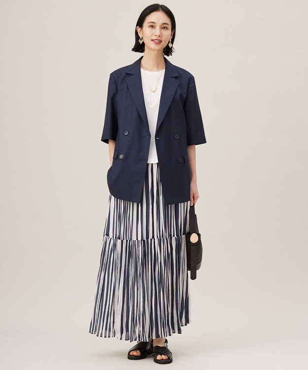 自由区 S 【接触冷感・UVカット・吸水速乾・抗菌防臭・洗える】ハイカウントクロップド丈 Tシャツ オフ