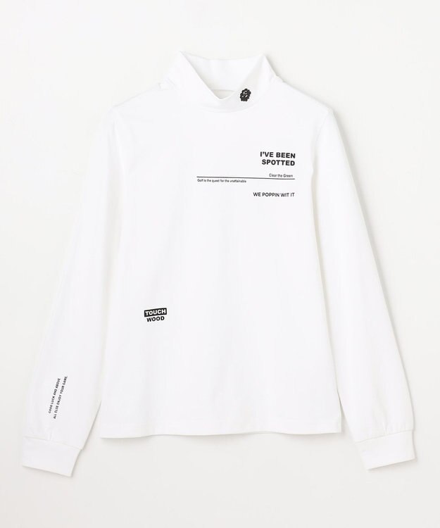 PW CIRCULUS 【WOMEN】ベーシックロングスリーブモックネック ゴルフウェア レディース ホワイト系