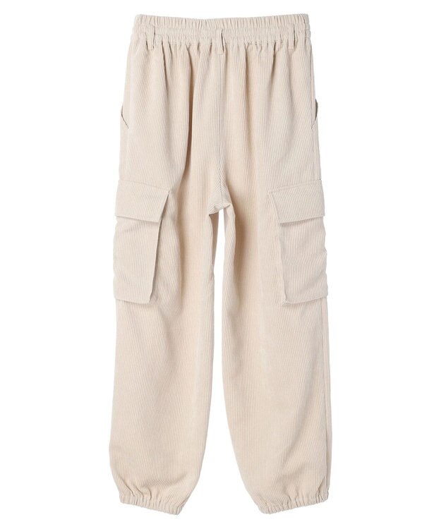 Green Parks ・ＥＬＥＮＣＡＲＥ　ＤＵＥ　コーデュロイカーゴパンツ Ivory