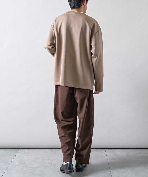 CRAFT STANDARD BOUTIQUE ボタンレスカットカーディガン Dark Beige