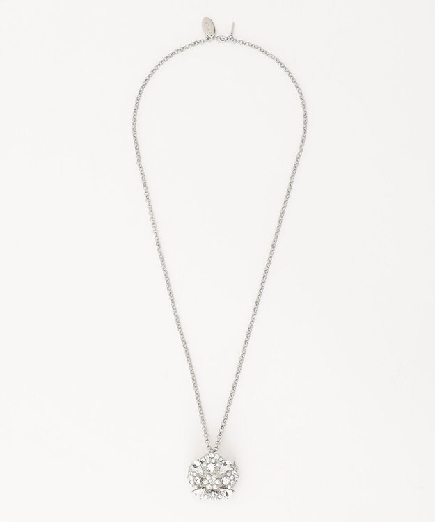 TOCCA CLOVER BIJOUX BROOCH NECKLACE 2WAY ブローチネックレス シルバー系