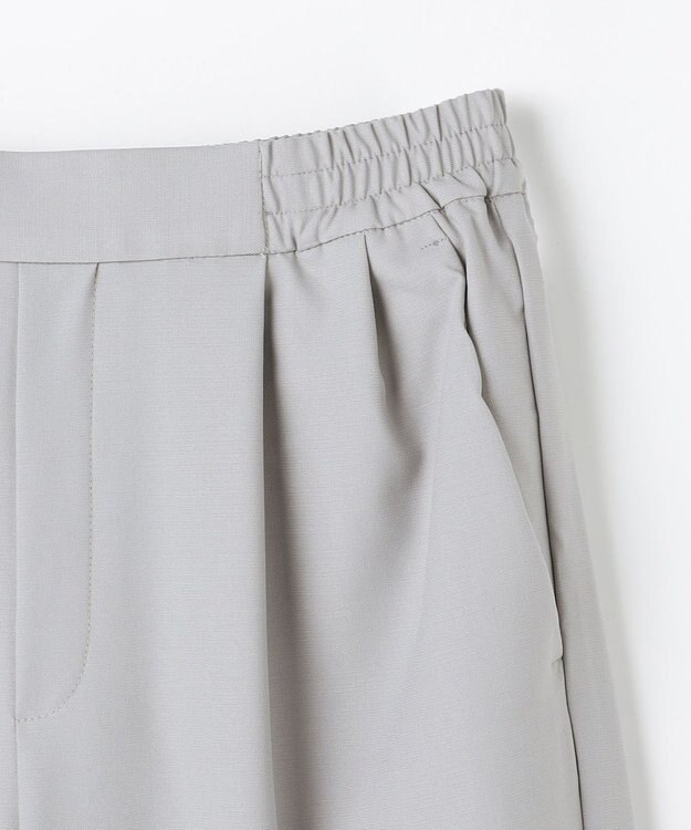 ANY イージーケアライトストレッチワイドパンツ ライトグレー