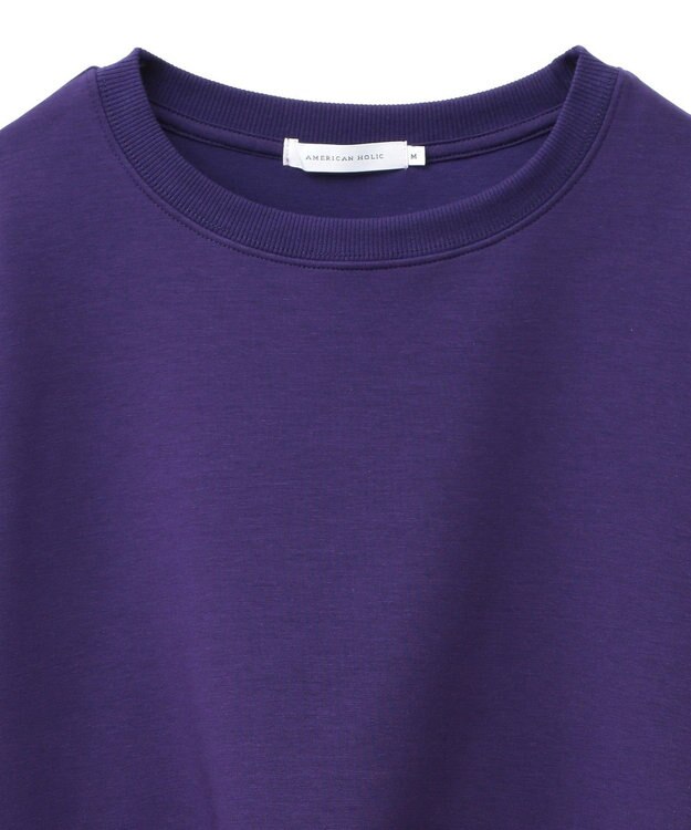 AMERICAN HOLIC 袖タックコクーンポンチプルオーバー Purple