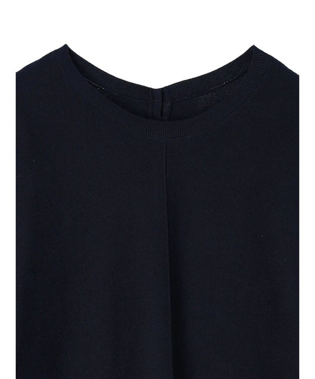 AMERICAN HOLIC ２ＷＡＹバックボタンフレアニットチュニック　 Navy