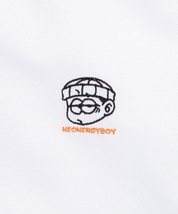 WEGO 【ユニセックス着用ITEM/MLサイズ展開】オックスフォードワンポイントシャツ（SS） ホワイト