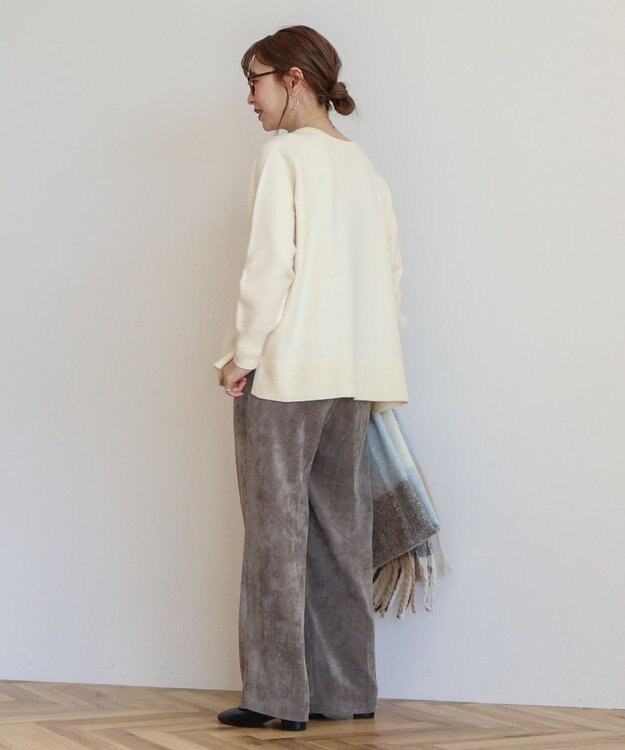 AMERICAN HOLIC バイパチラグランニットプルオーバー Ivory