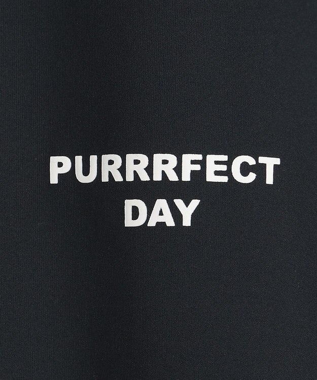 PW CIRCULUS 【WOMEN】【ストレッチ / UVケア】ロゴ モックネック シャツ ゴルフウェア レディース ブラック