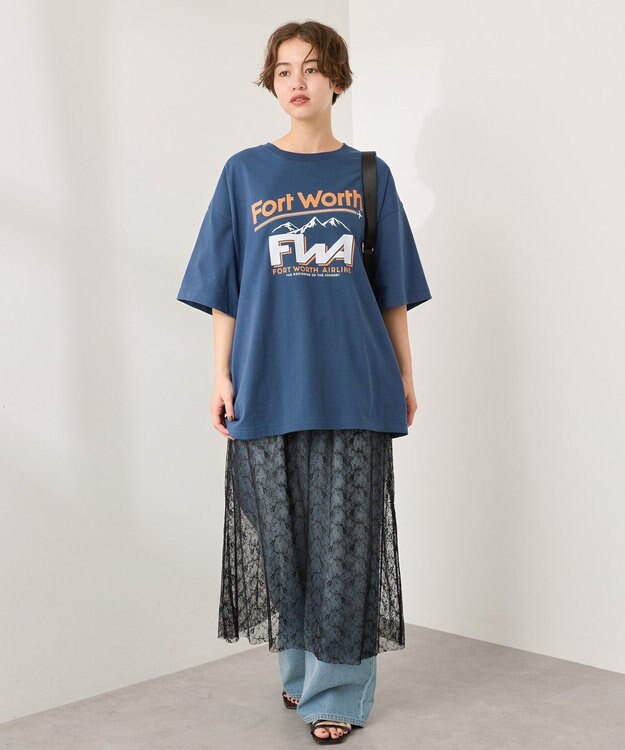 AMERICAN HOLIC AIRLINE Tシャツ Navy