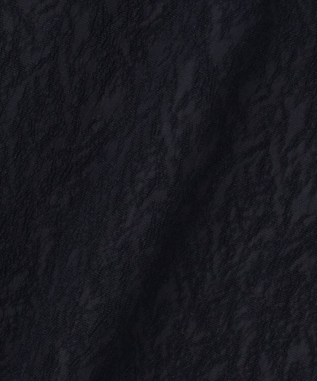 J.PRESS LADIES S ボタニカルジャガード ワンピース ネイビー系