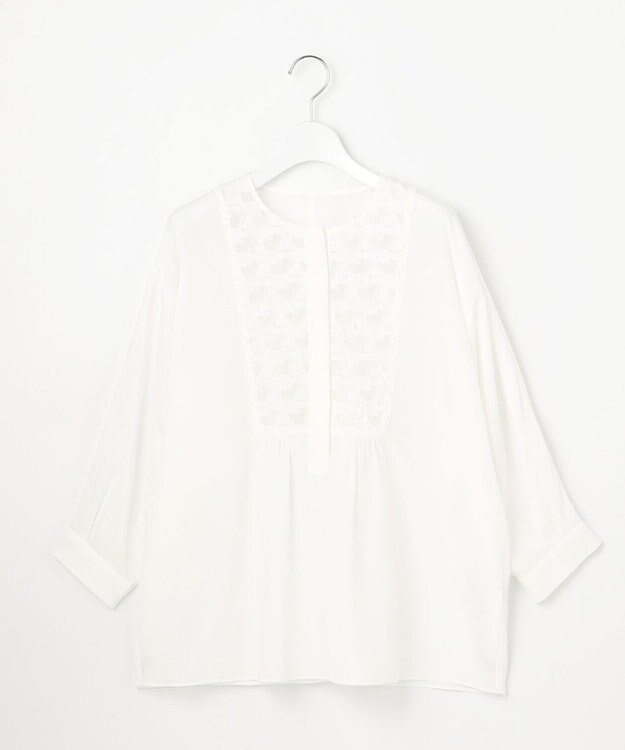 自由区 S シアージオメトリックジャカードプルオーバー ブラウス オフ