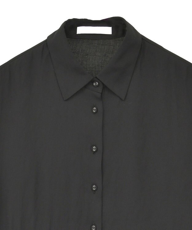 AMERICAN HOLIC サテンティアードブラウス Black