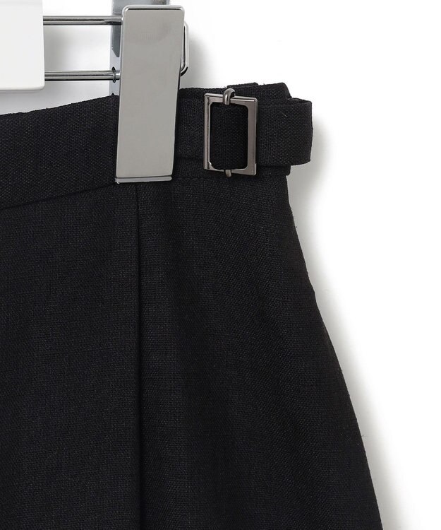 23区 S 【セットアップ対応】アイアスマットストレッチ フレア スカート ブラック系