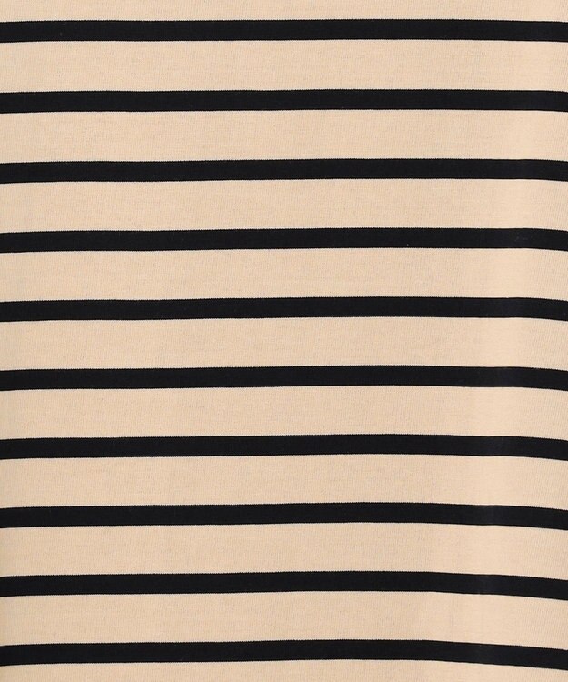 J.PRESS YORK STREET 【UNISEX】ベーシックボーダー Tシャツ ベージュ系1