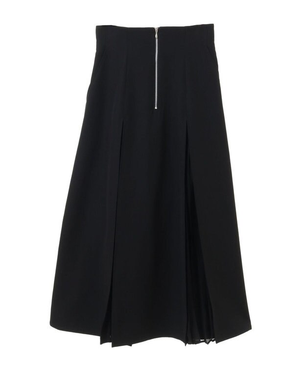 earth music&ecology マチプリーツスカート Black