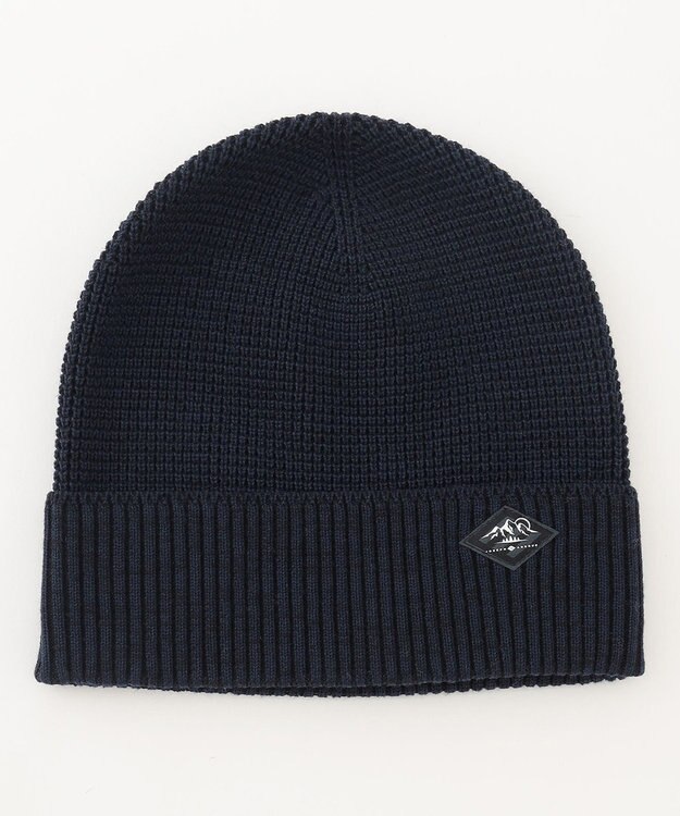 JOSEPH ABBOUD MOUNTAIN 【イージーケア/速乾性/  軽量糸使用】ニットキャップ ネイビー系