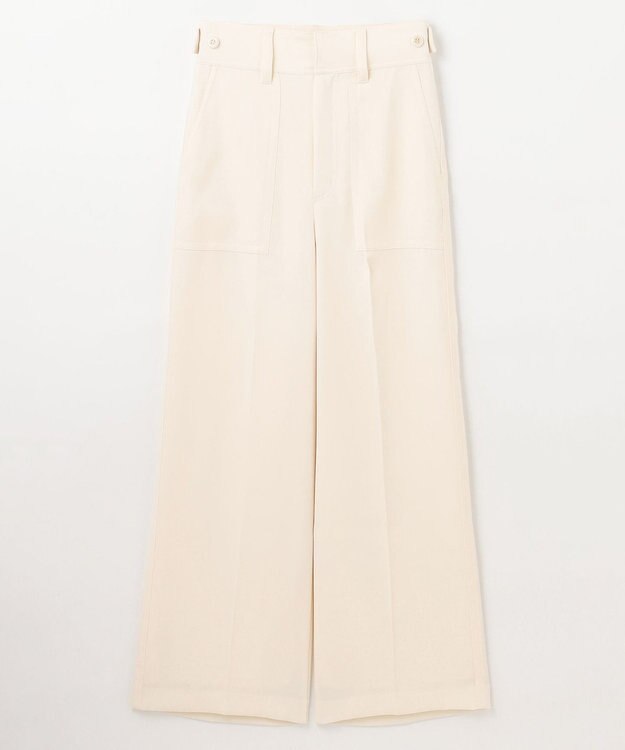 GRACE CONTINENTAL サテンベイカーパンツ キナリ