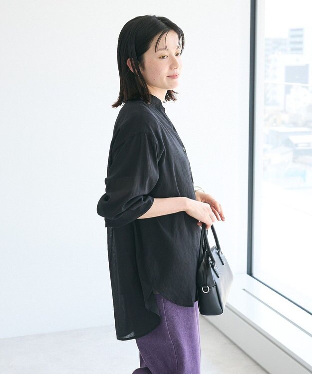 CRAFT STANDARD BOUTIQUE ヴィンテージボイルスキッパー長袖シャツ Black