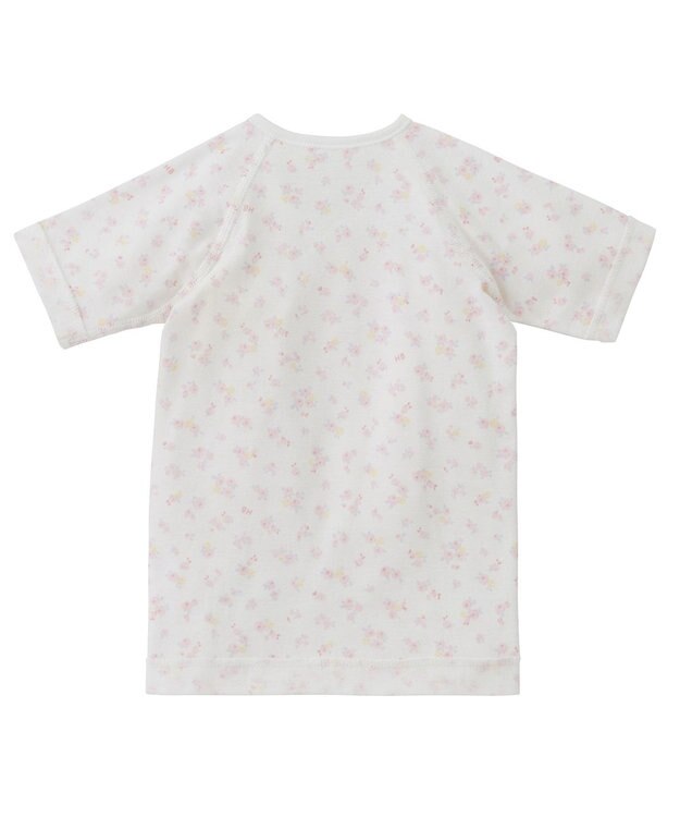 MIKI HOUSE HOT BISCUITS 肌着セット 通年用(総柄) ピンク