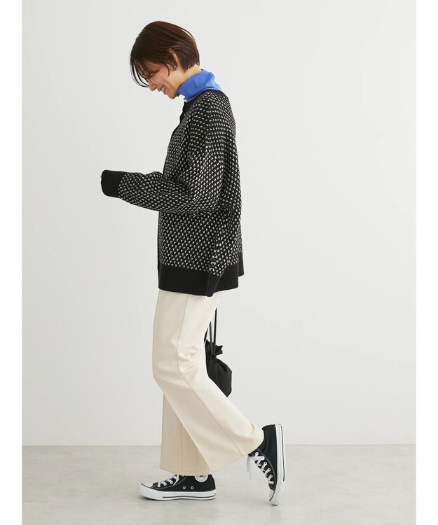 Green Parks ・ＳＵＧＡＲ　ＳＰＯＯＮ　２ｗａｙニットカーディガン Black