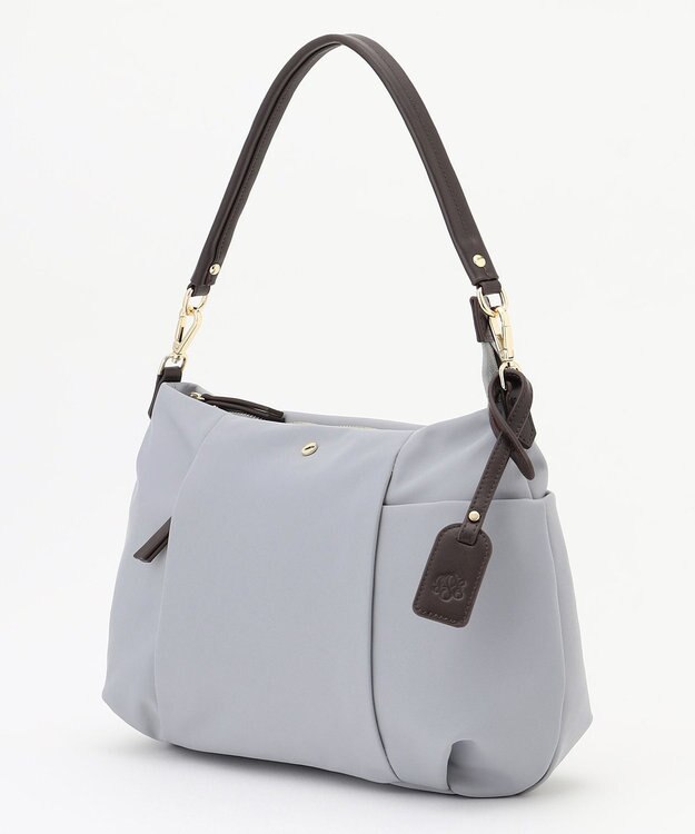 J.PRESS LADIES 【新色登場！・WEB限定カラーあり・2way】ナイロン ショルダー バッグ ライトグレー系