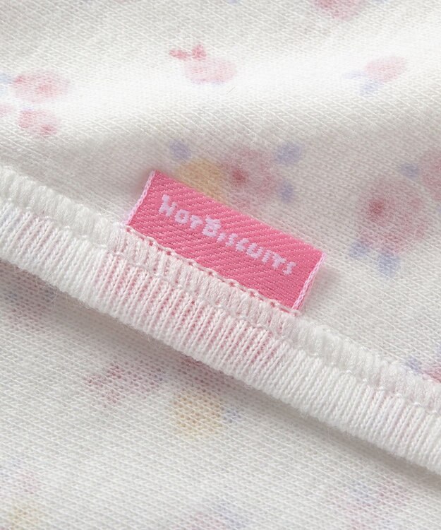 MIKI HOUSE HOT BISCUITS 肌着セット 通年用(総柄) ピンク