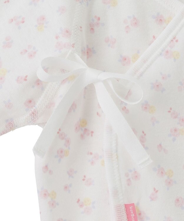 MIKI HOUSE HOT BISCUITS 肌着セット 通年用(総柄) ピンク