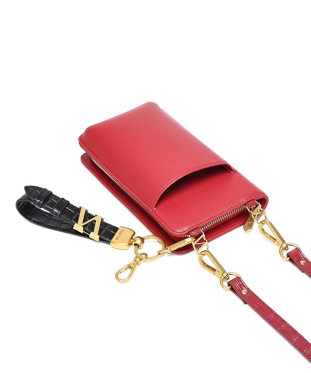 style code 【VerdeVari/ヴェルデヴァリ】マルチショルダーバッグ レッド