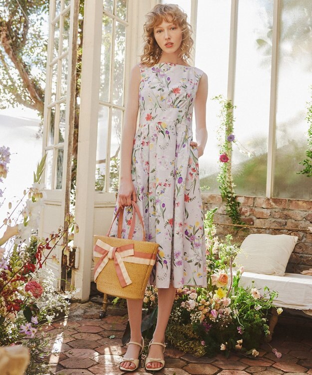 TOCCA 【消臭・洗える】TULIP BOUQUET ドレス ラベンダー系5