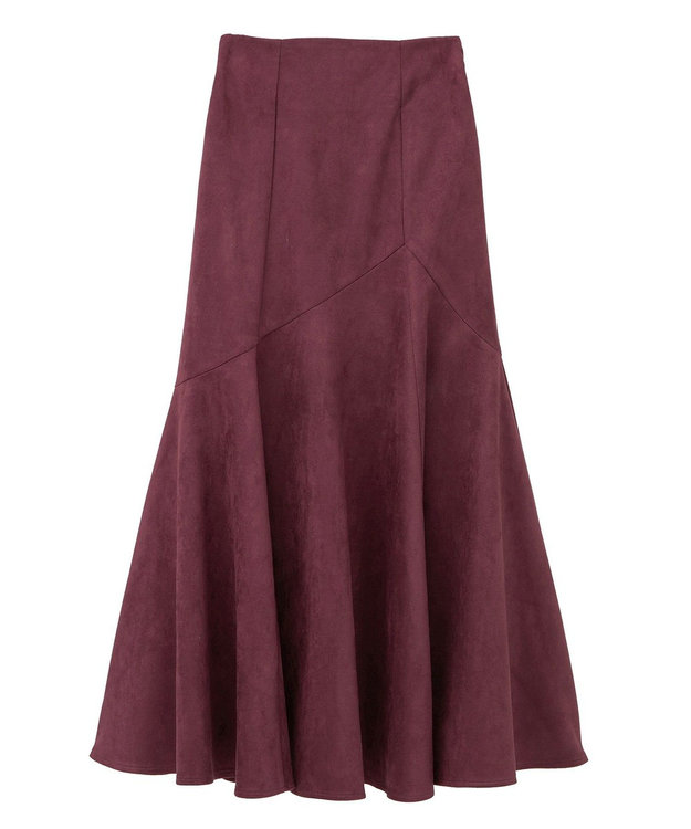 Green Parks ・ＥＬＥＮＣＡＲＥ　ＤＵＥ　スエードポンチフレアスカー Bordeaux