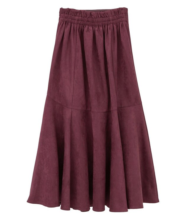 Green Parks ・ＥＬＥＮＣＡＲＥ　ＤＵＥ　スエードポンチフレアスカー Bordeaux