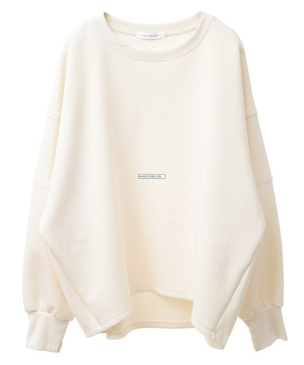 AMERICAN HOLIC 袖タックコクーンポンチプルオーバー Ivory